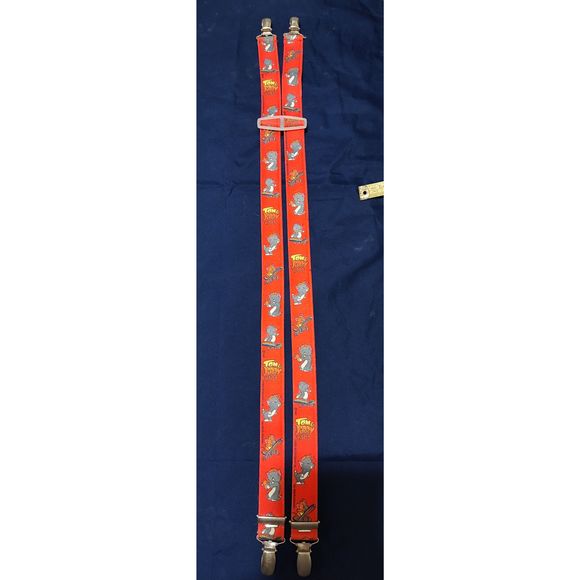 Vintage Tom and Jerry Kid's Suspenders. Adjusts to 25" long. - Picture 1 of 8